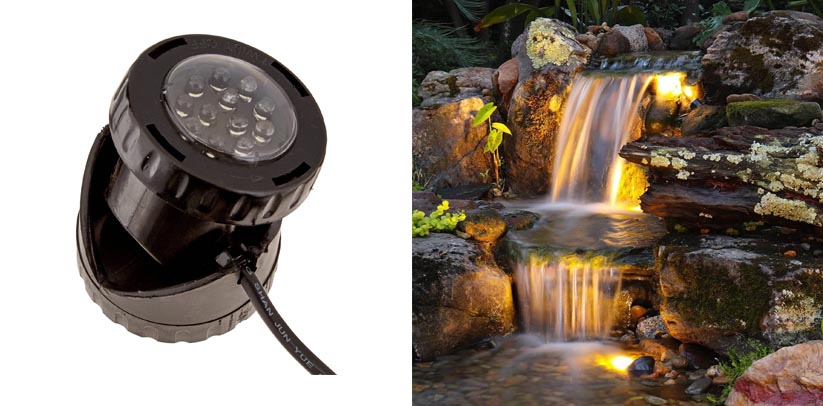 BEST LED Pond Lights [Submersible Pond Lighting] | LED Light Guides