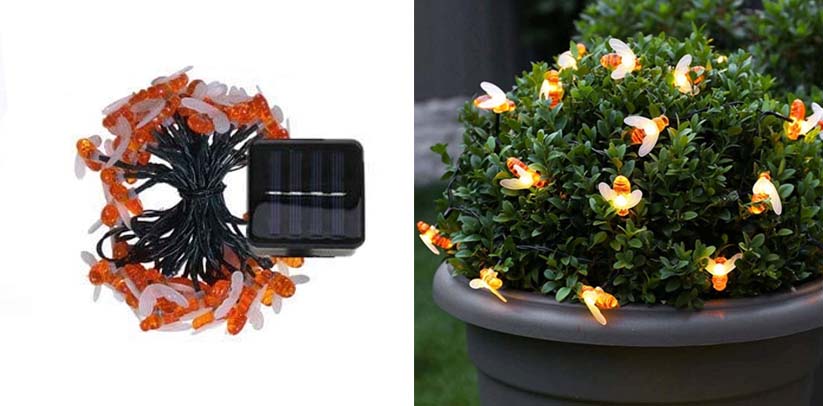 LiyuanQ LED Solar Bee Fairy Lights