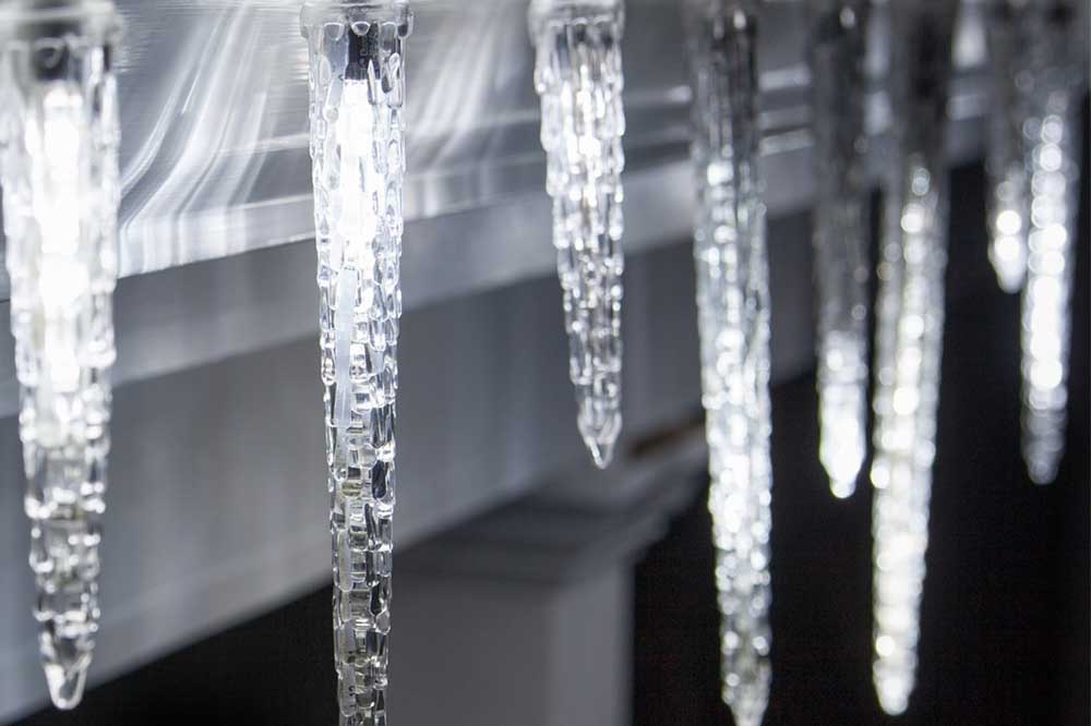 trim a home led icicle lights
